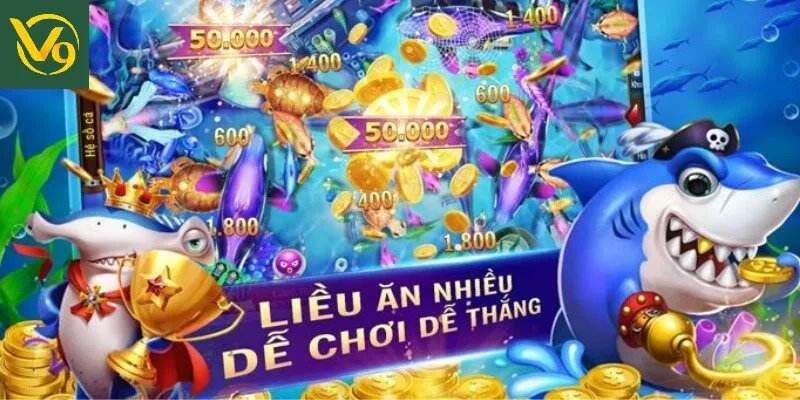 Mức thưởng ấn tượng của game bắn cá trực tuyến V9BET