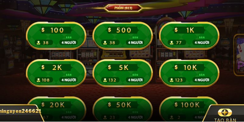 Phỏm V9Bet: Game bài đổi thưởng hay nhất định phải thử 3 Phỏm có đa dạng bàn cược để người chơi lựa chọn
