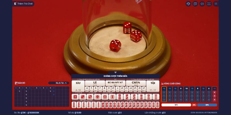 Trải nghiệm game Sicbo Tại V9Bet: Đỉnh cao cá cược xúc xắc 3 Tỷ lệ trả thưởng các cược trong Sicbo siêu cao