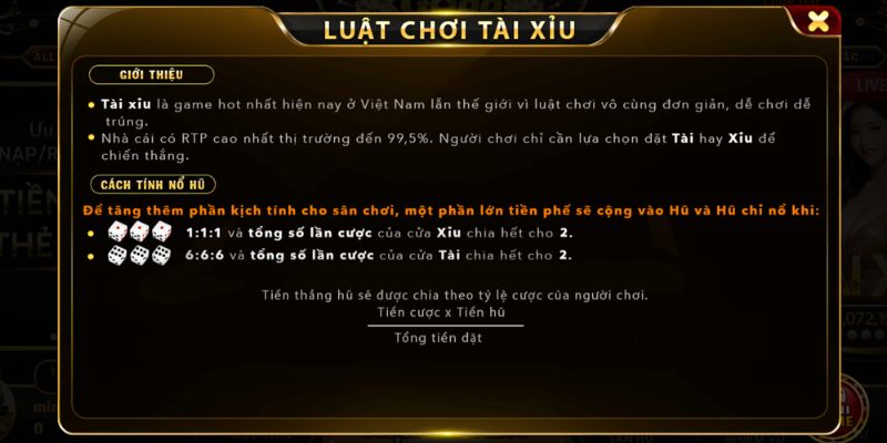 Tài Xỉu 3D V9Bet: Trải nghiệm lắc xúc xắc mãn nhãn 2 Luật chơi tài xỉu 3D được hiển thị đầy đủ tại nhà cái V9Bet