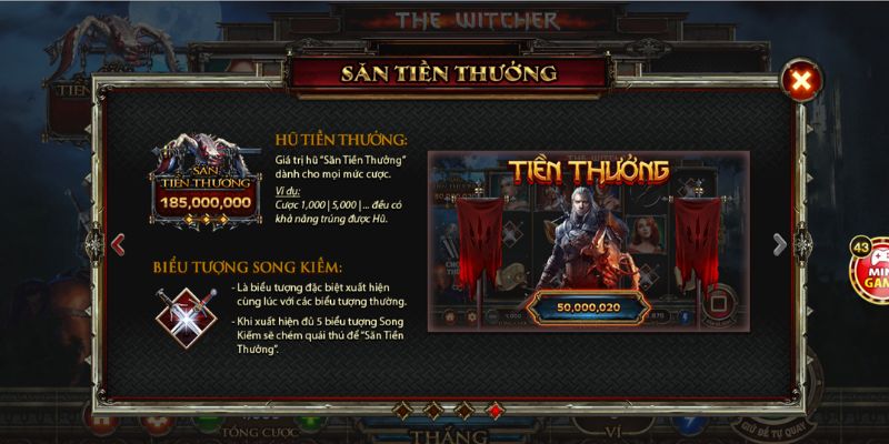 Khám phá nổ hũ The Witcher – Trải nghiệm siêu phẩm tại V9Bet 4 Cách săn tiền thưởng trong nổ hũ The Witcher